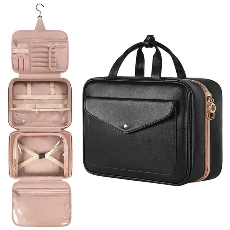 xmessun nouvelle trousse de rangement tendance, trousse de maquillage portable de voyage grande capacité, sac de toilette, trousse de rangement pour articles de toilette