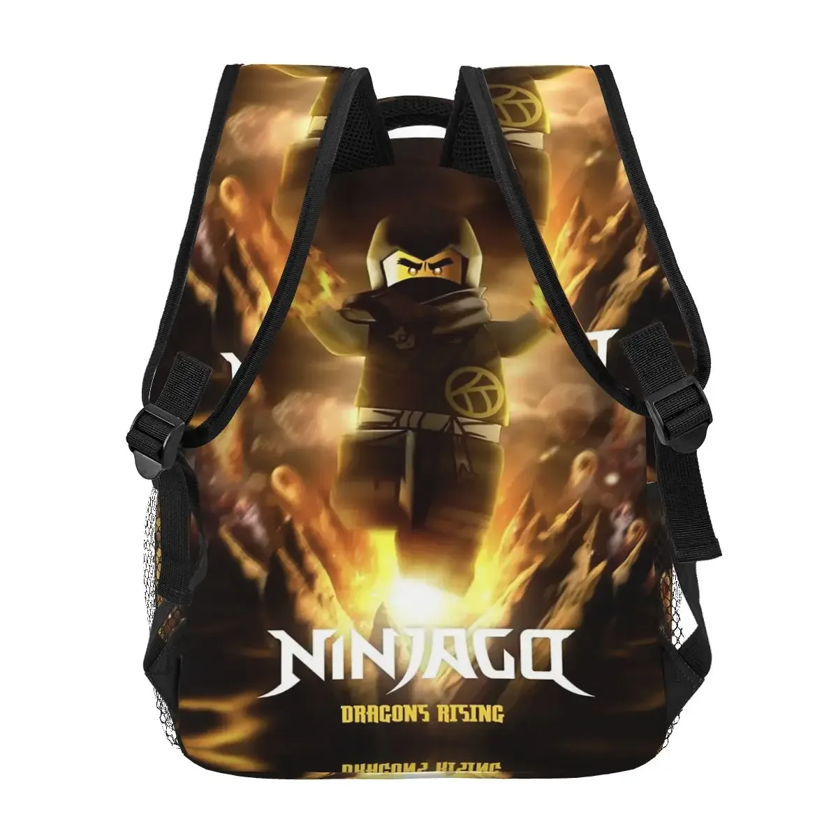 sac à dos ninjagos ninja warrior pour étudiants, sac d'école, sac à dos de randonnée, sac de voyage pour garçons et filles, sac à dos à la mode, sacs à bandoulière