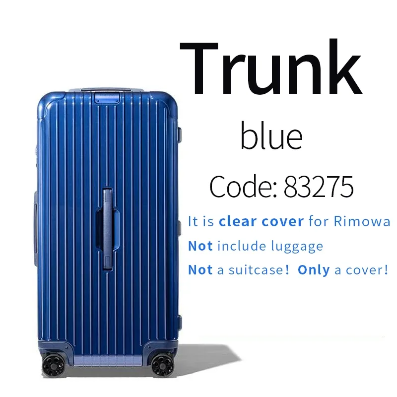 housse transparente applicable pour rimowa clear essential trunk plus housse de protection pour valise 33 pouces housse de bagage rimowa