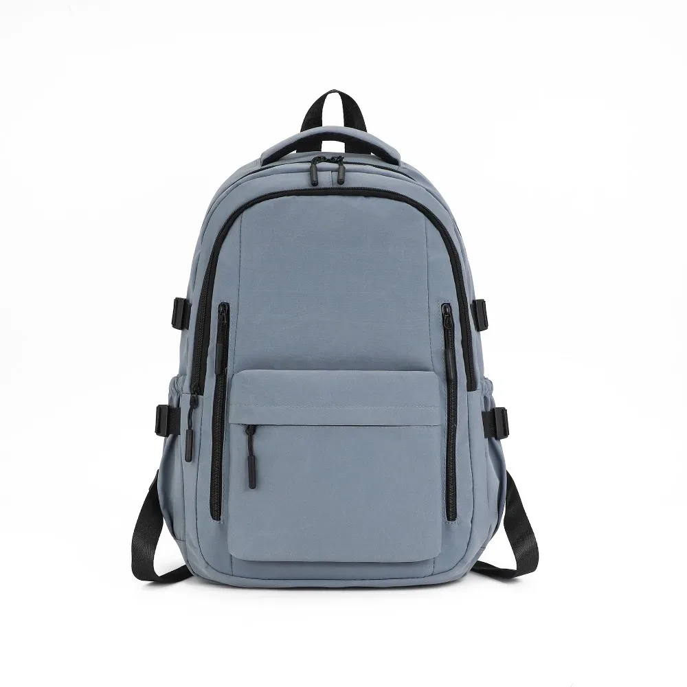 sac à dos d'étudiant de couleur unie, en tissu oxford, style harajuku, sac à bandoulière de style coréen, grande capacité, sac d'école pour étudiants, voyage