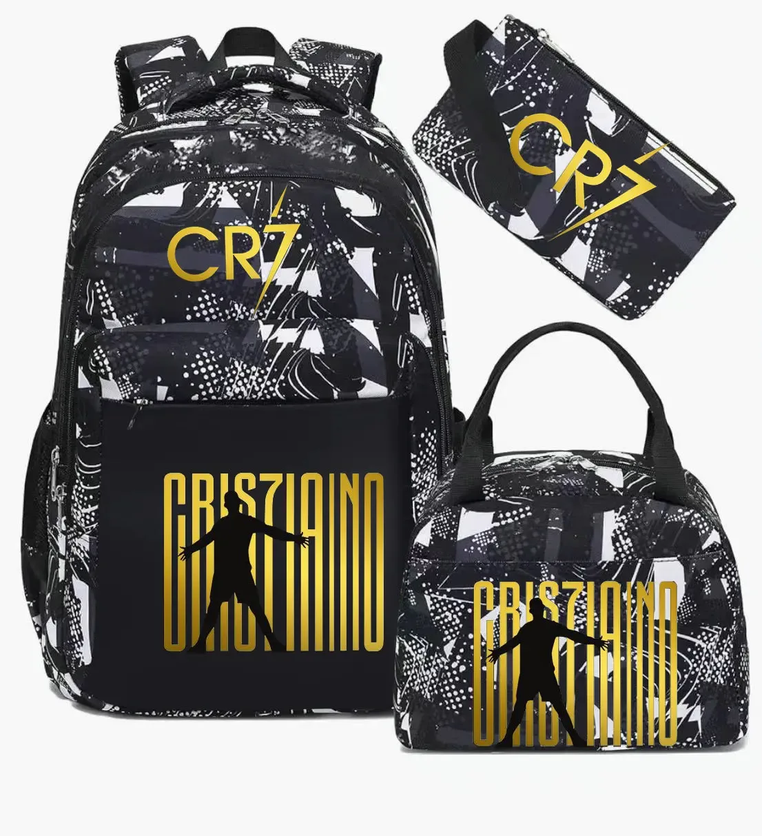 cr7 sacs à dos capacité légère sacs d'école pour ordinateur portable pour adolescents femmes hommes déplacements voyage mochilas