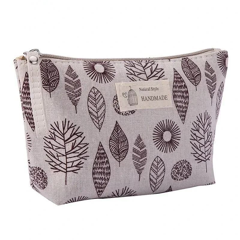 Nouveau femmes voyage sac cosmétique toile Portable fermeture éclair sacs de maquillage femme sacs à main trousse à crayons articles de toilette stockage sac de lavage chaud