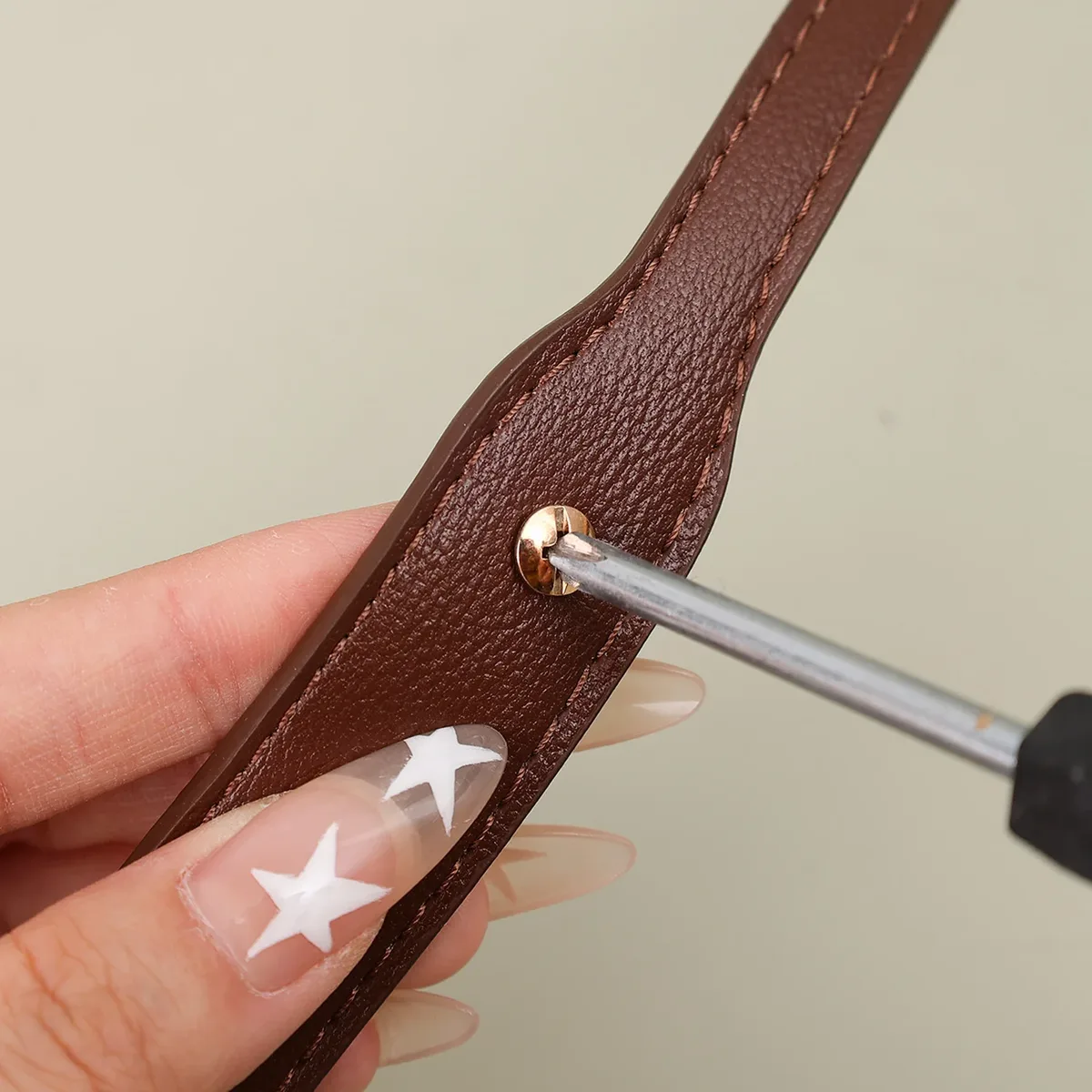 sangles de sac en cuir pu 73cm, 2 pièces, avec rivets, sangle de poignée détachable, sangles de sac à bandoulière de remplacement, accessoires de marquage de sac à faire soi-même