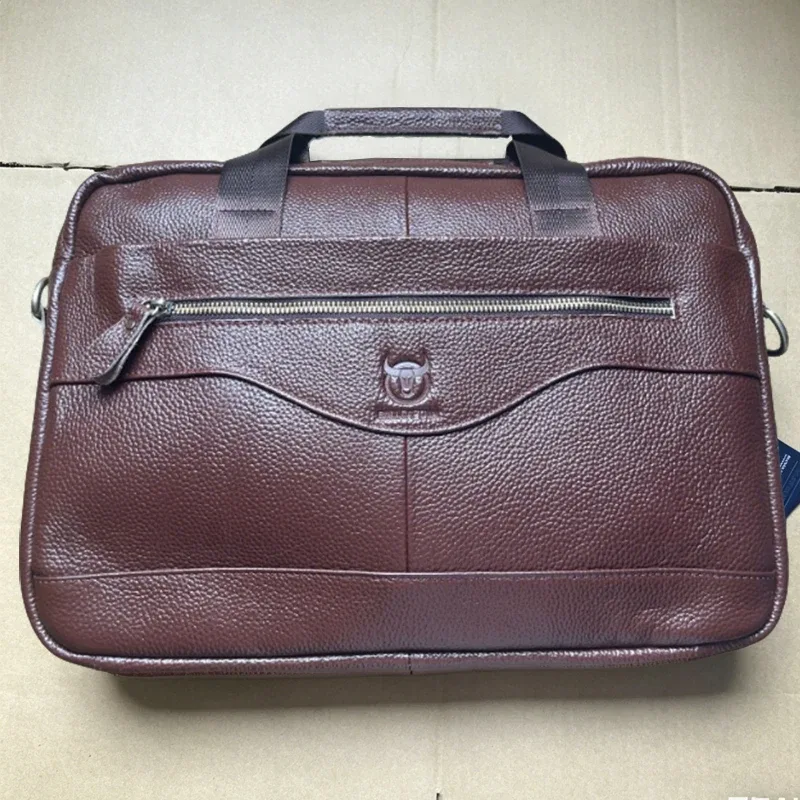 bullcaptain-sac à main en cuir group pour homme, sacoche pour bombes, ordinateur portable de 14 pouces, bureau, affaires