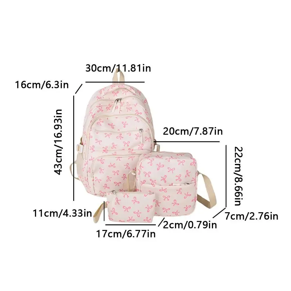 sac à dos pour fille sac à dos mignon arc sacs de voyage complets sac à dos léger sacs de classe pour fille lycéens sac d'école