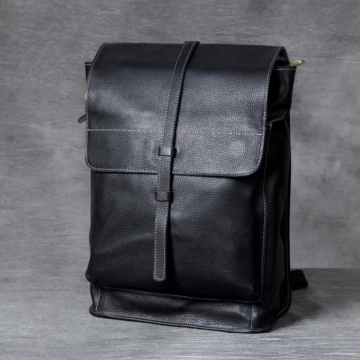 sac à dos vintage en cuir véritable pour homme, fait main, en cuir pleine fleur, sac à bandoulière pour ordinateur portable, sac crazy horse, mode pour homme