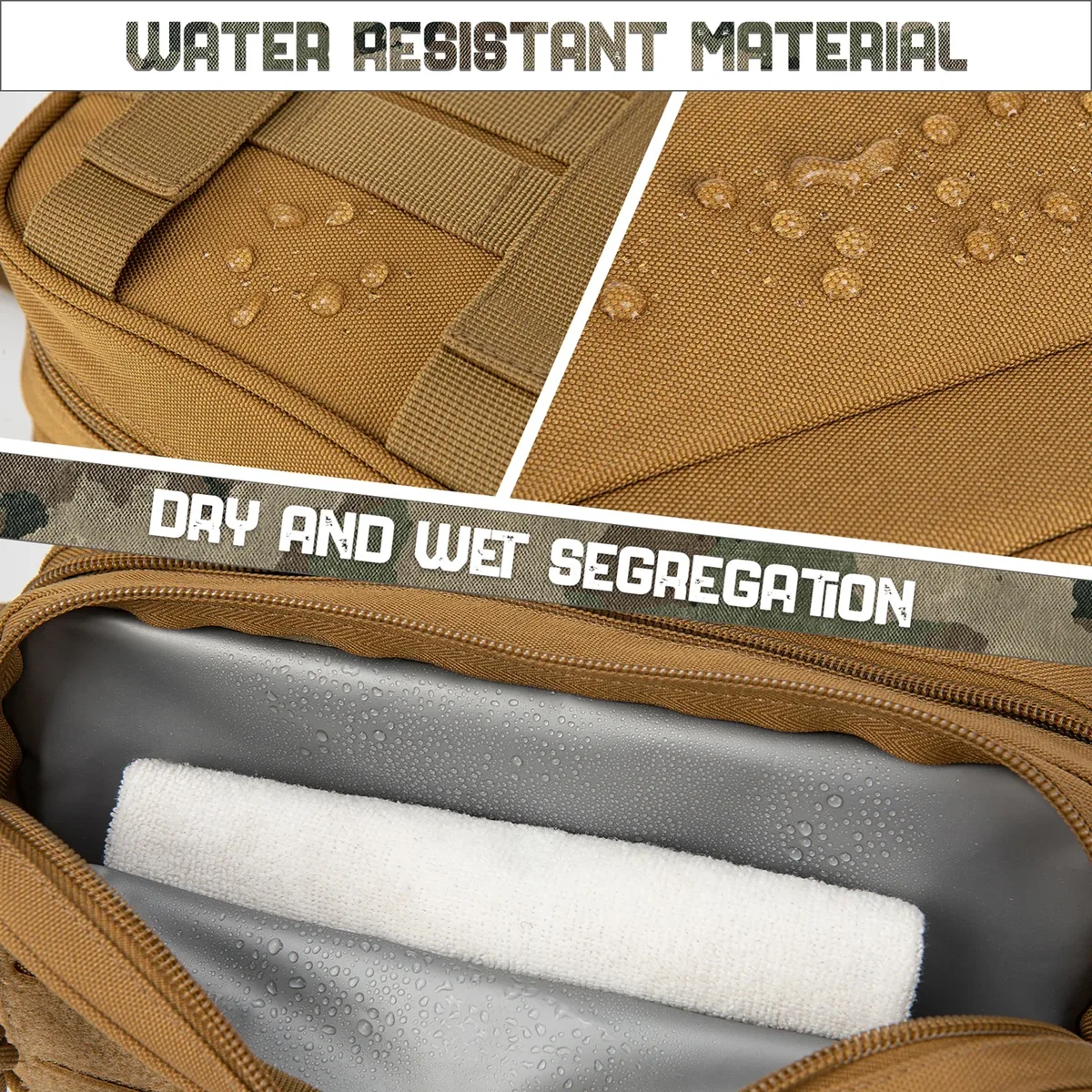 trousse de toilette tactique pour hommes, trousse d'hygiène, trousse de rasage, trousse de voyage, trousse de maquillage, organiseur de cosmétiques, pochettes molle