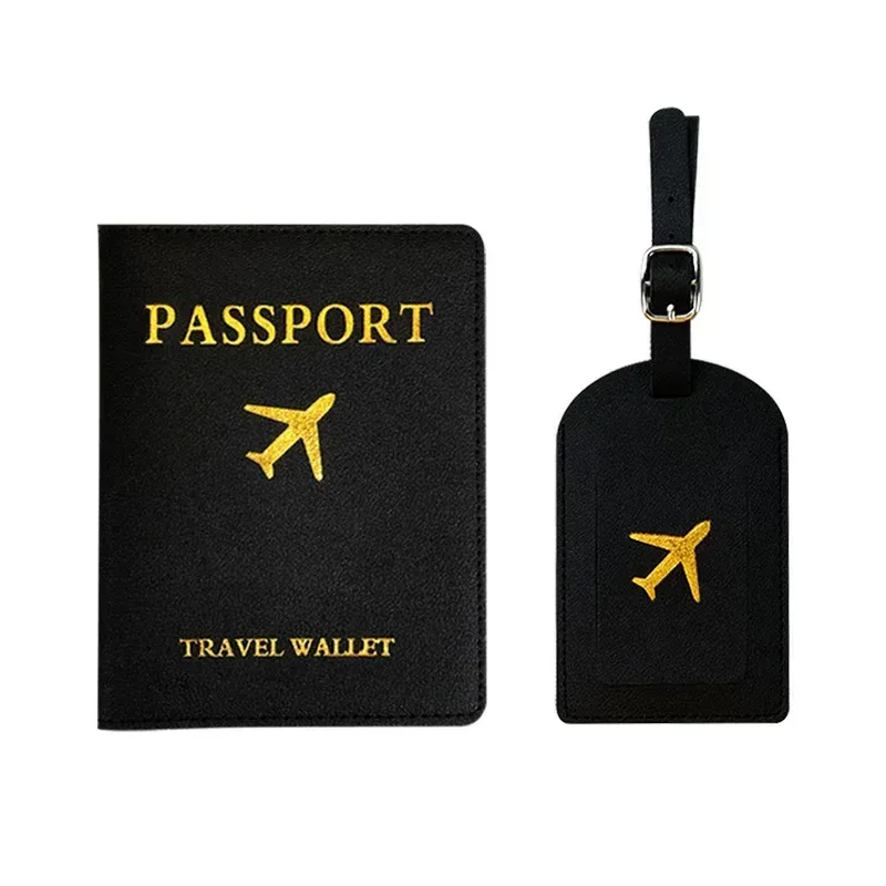 étiquette de bagage femmes hommes en cuir pu valises de voyage étiquette d'identification bagages sac d'embarquement étiquettes nom id adresse support accessoires