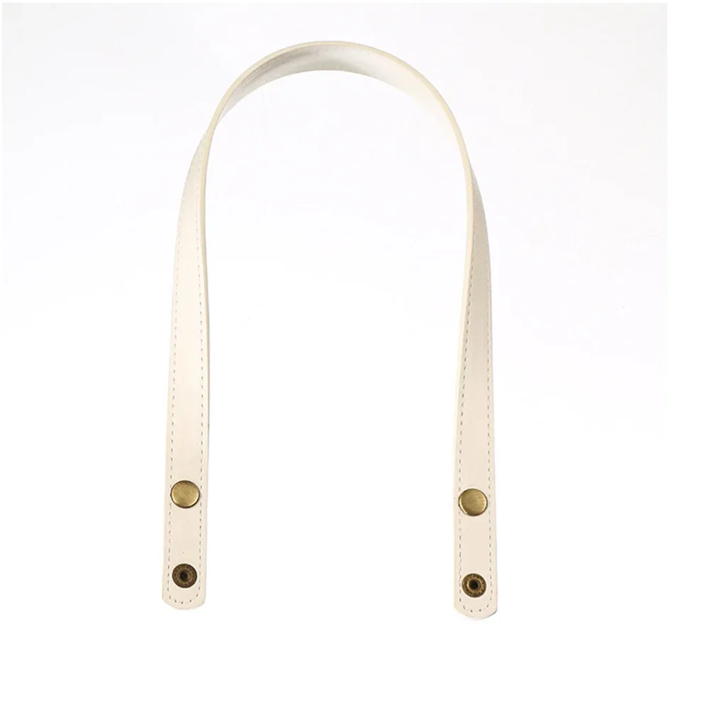 1pc sacs en cuir pu poignée sac à bandoulière sangle plaine tissage femmes sac poignées bricolage poignée de remplacement sac à main ceinture sac accessoire