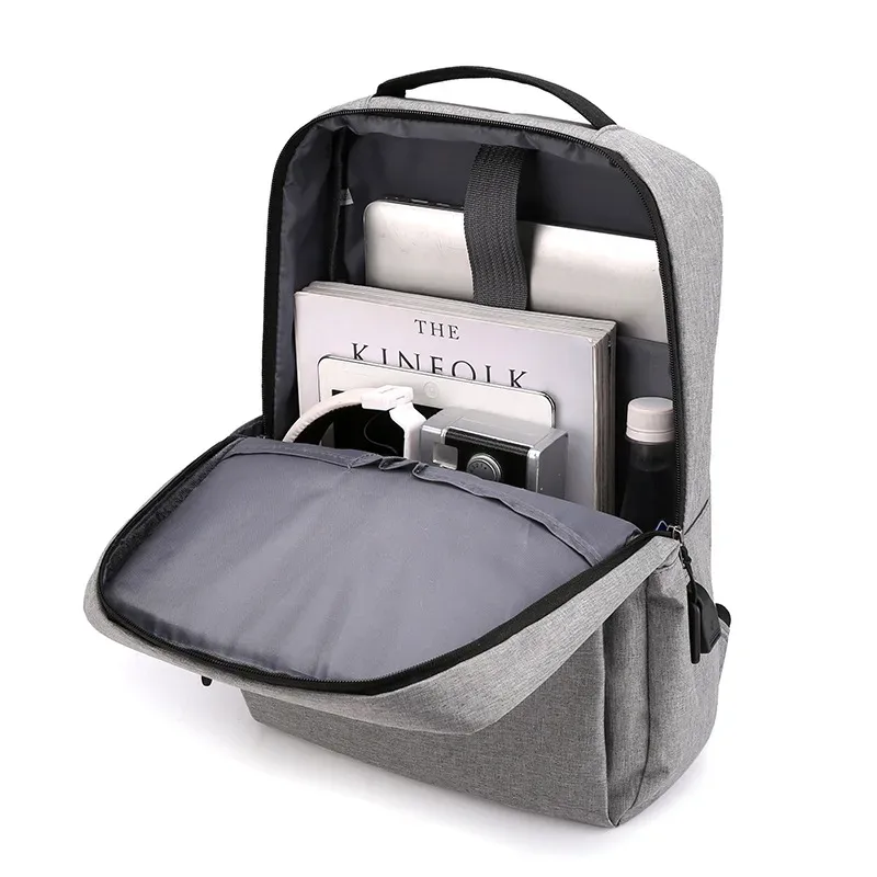 sac à dos pour ordinateur portable homefish grande capacité multi-compartiments pour hommes et femmes, sac à dos de voyage d'affaires à fermeture éclair de 13 à 15 pouces