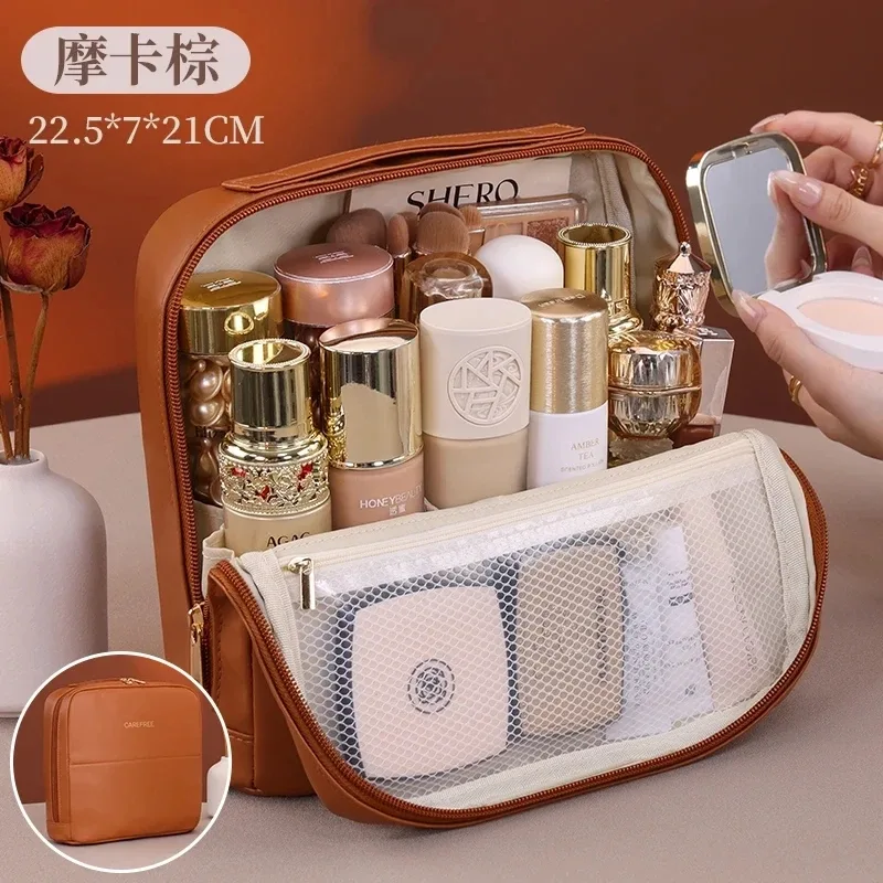 sac de voyage portable et étanche pour articles de toilette, trousse de rangement pour outils cosmétiques, organisateur de maquillage pour femmes