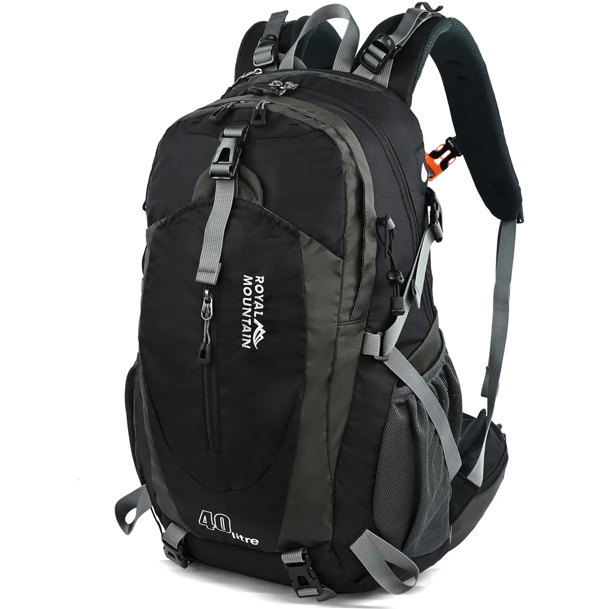 sac à dos de randonnée en plein air 40l, léger, respirant, fonctionnel, poche avant ouverte, sac en nylon résistant à l'eau