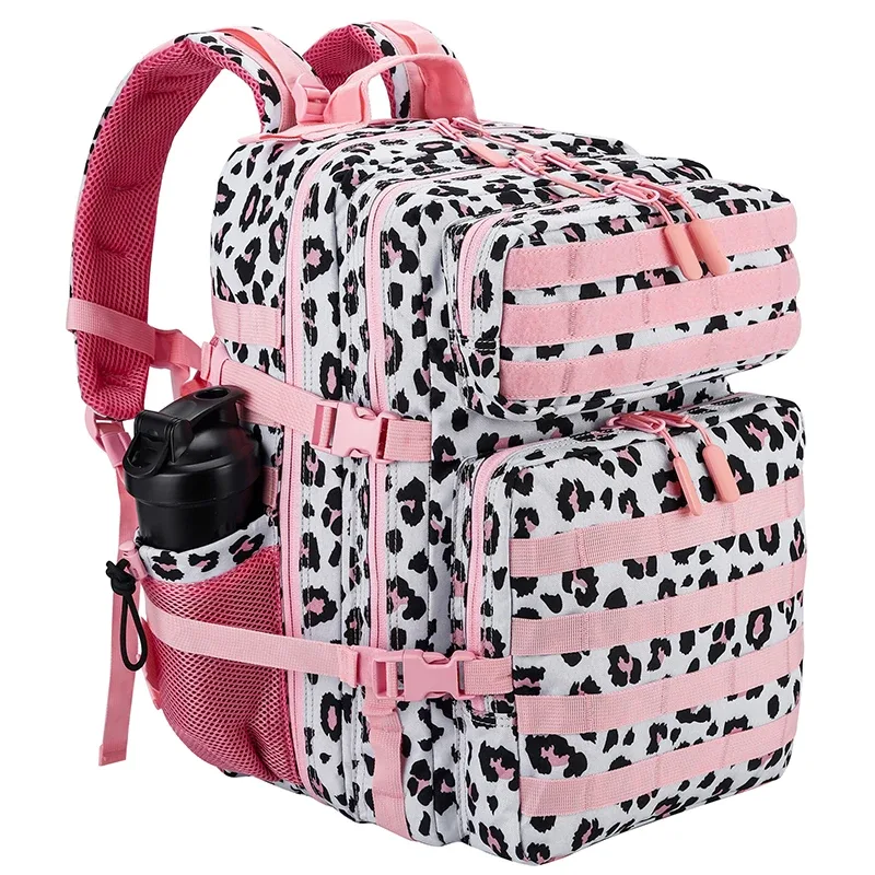 sacs à dos tactiques d'extérieur 45l, sac de sport d'athlète de grande capacité pour fitness, sport, entraînement, randonnée, avec porte-bouteille
