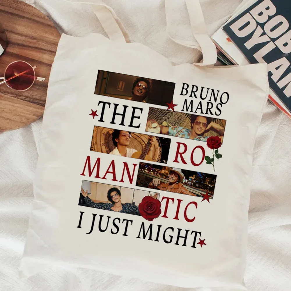 sac fourre-tout pliable bruno mars, sac à provisions, sac à bandoulière y2k pour femme
