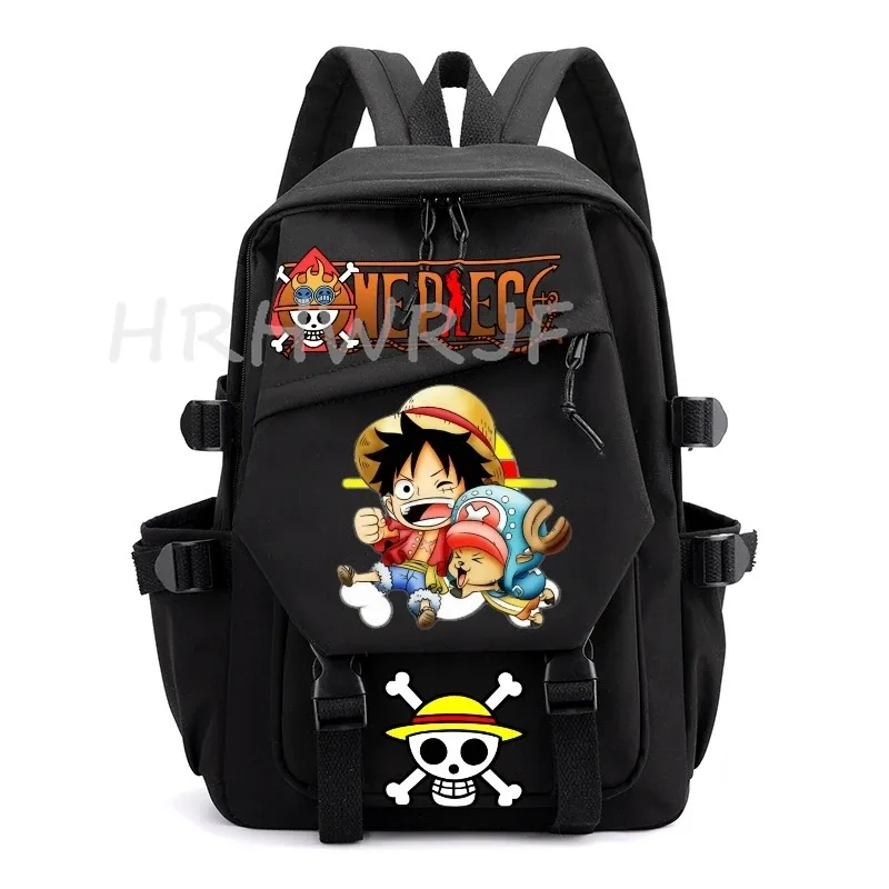 sac à dos one piece anime monkey d luffy, sacs d'école pour filles, sac à dos pour ordinateur portable, pour l'école primaire, usage quotidien