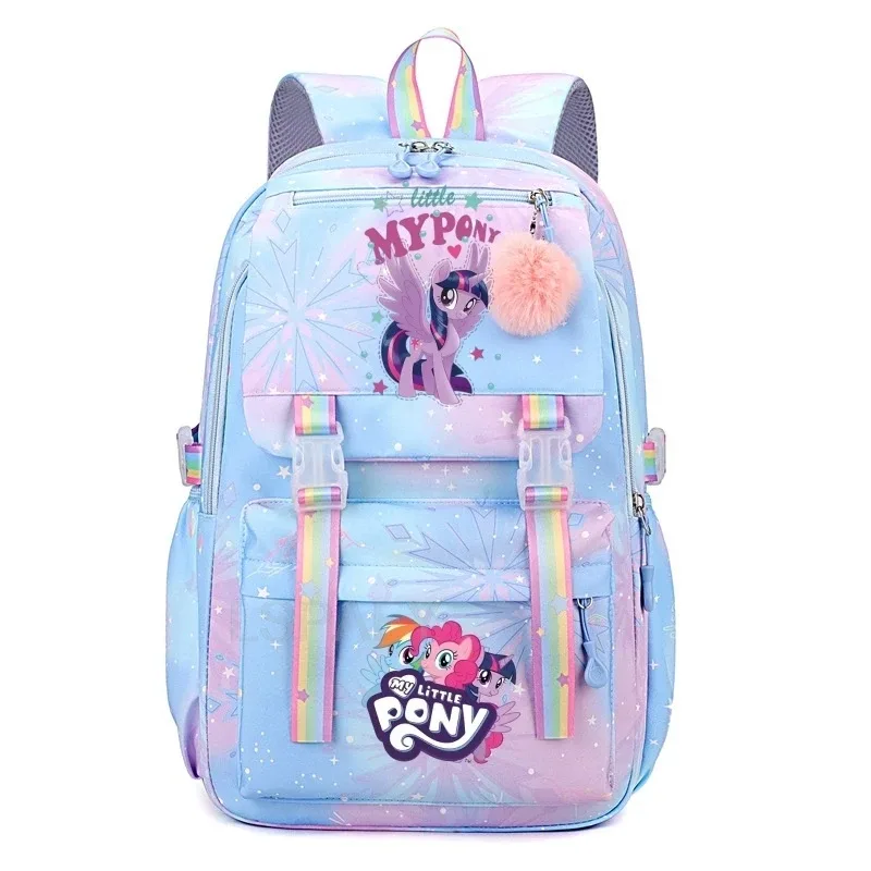 sac à dos my little pony pour femmes, garçons et filles, sac à livres, sac à dos de dessin animé kawaii pour étudiants et adolescents, mochila, cadeau d'anniversaire