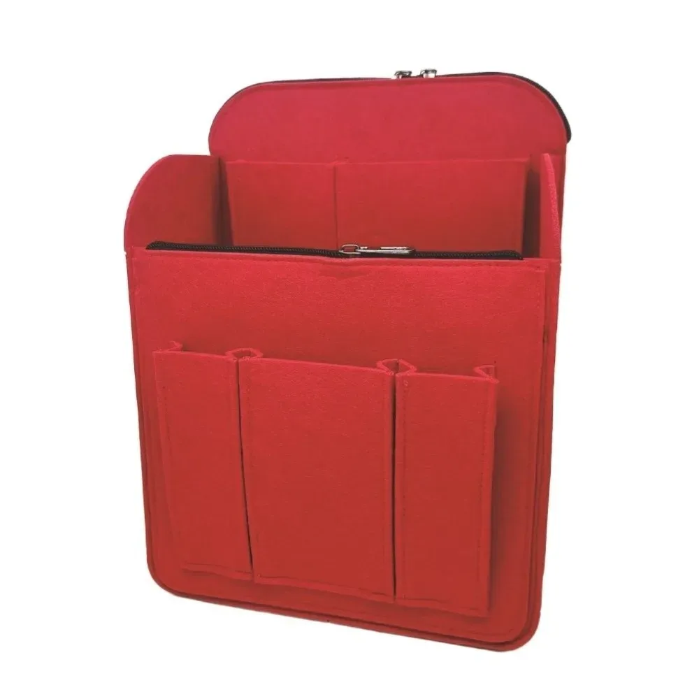 organisateur de sac à dos en feutre, insert multi-couches et multi-poches, sac de rangement multifonctionnel de grande capacité pour l'extérieur