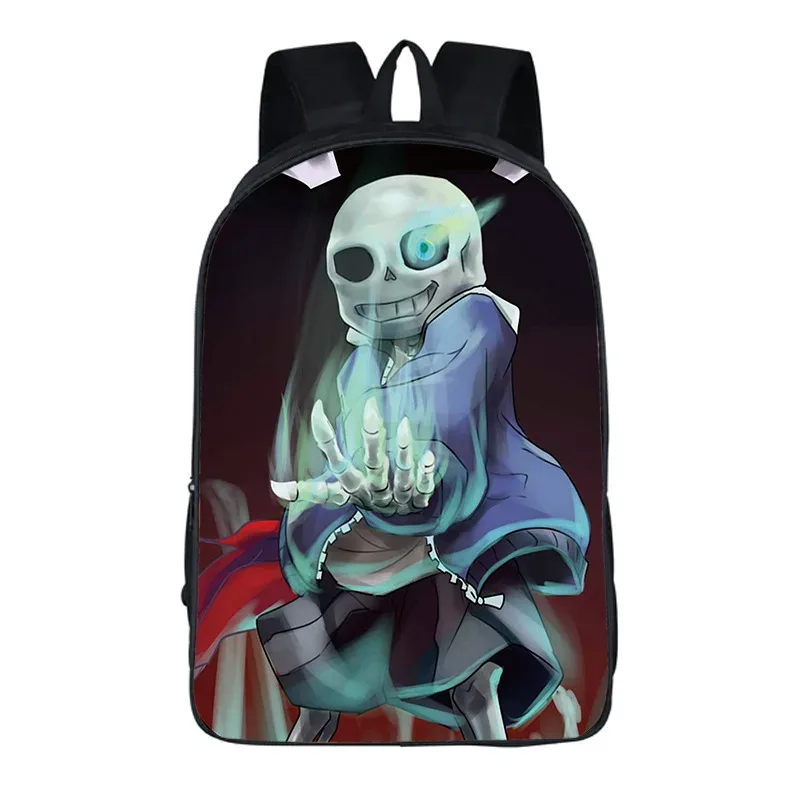 undertale dessin animé sac à dos sac d'école 40 cm/15.7 pouces sac à dos livre sacs ordinateur sac à dos pour garçon fille meilleur cadeau
