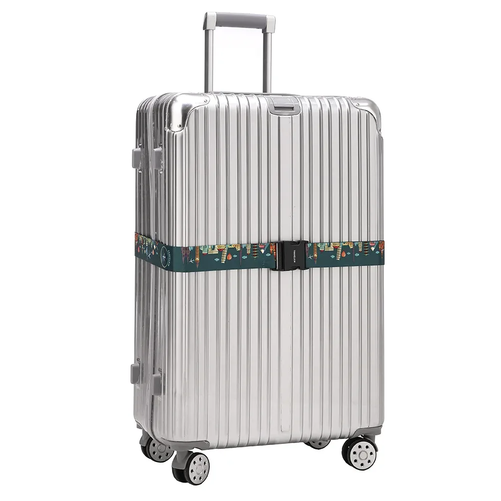 sangle de bagage de voyage, ceinture d'emballage réglable, accessoires de valise, périmètre de 180cm