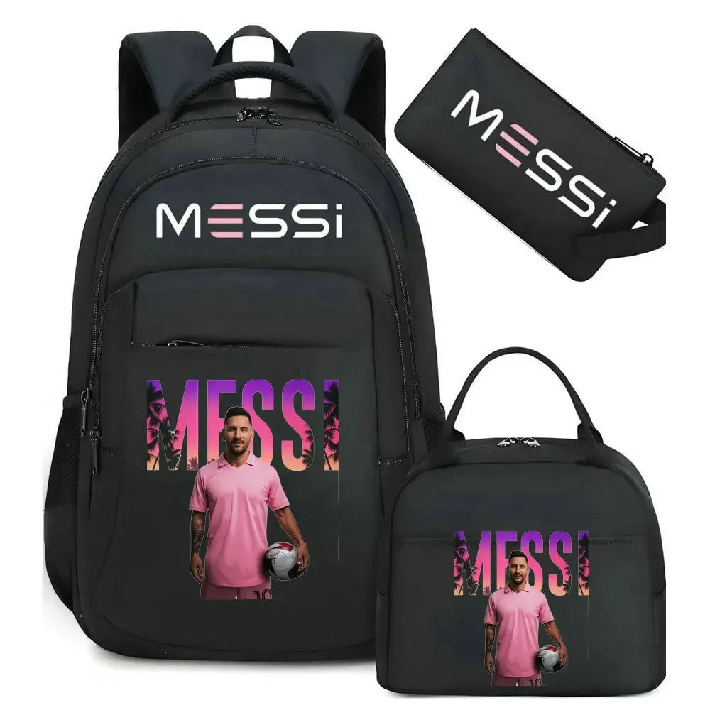sac à dos imprimé messi, sac à dos de sport, de football, décontracté, pour femmes et hommes, sacs d'école harajuku, sacs d'école pour femmes et hommes, mochilas de voyage