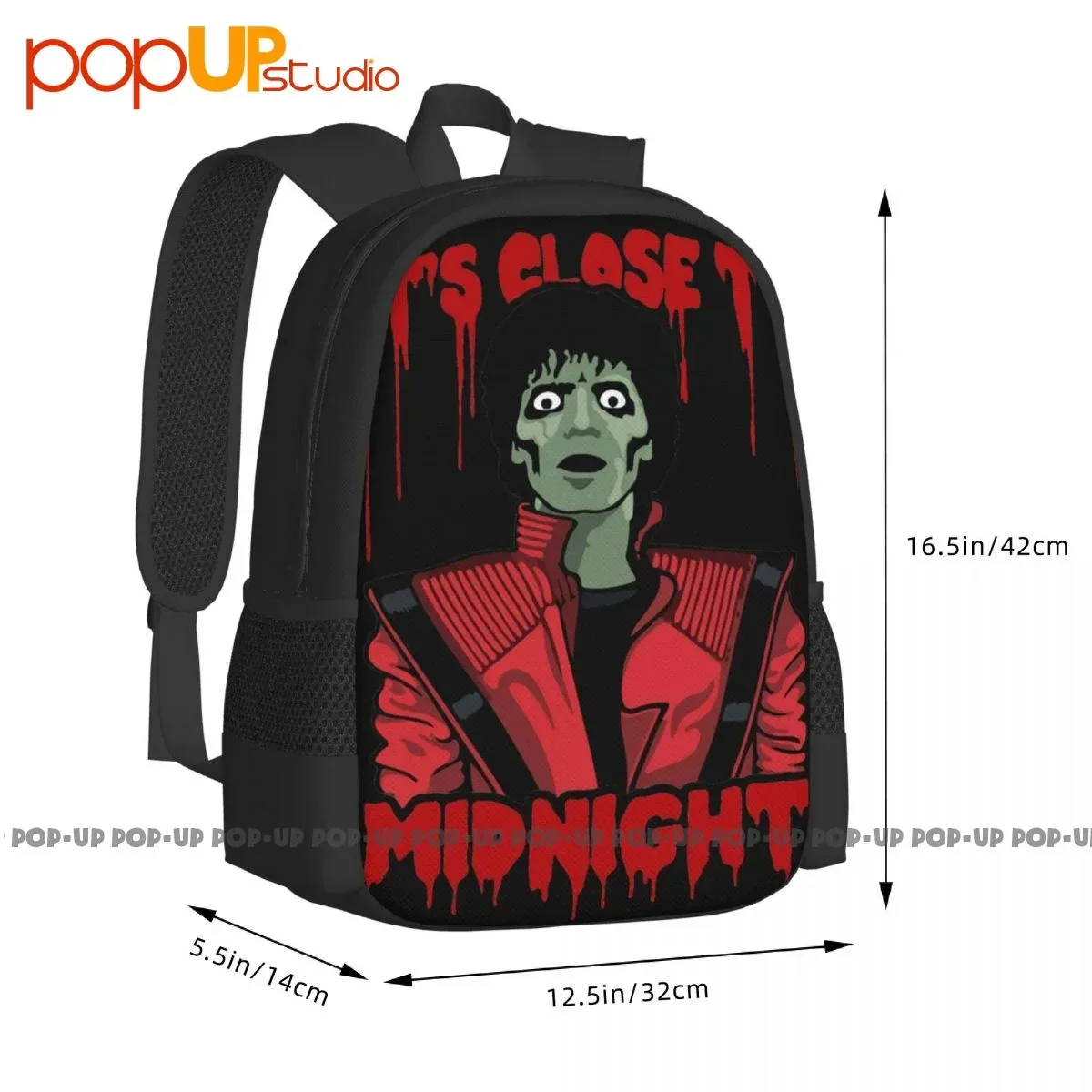 zombie michael thriller mj michael jackson sac à dos grande capacité sac de plage vintage sac de gymnaste vêtements sacs à dos