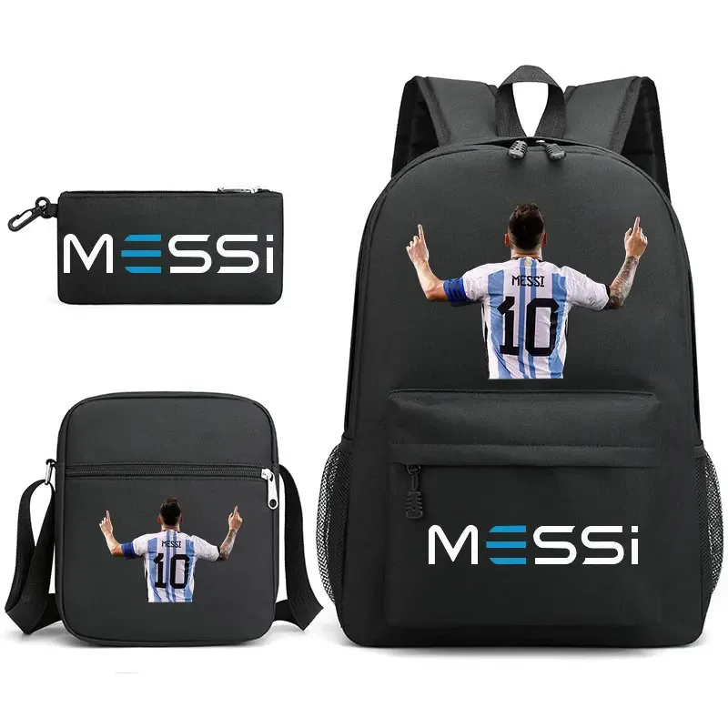 sac à dos messi léger et décontracté, grande capacité, pour femmes, hommes, étudiants, trousse à crayons, sacs à bandoulière, ensembles