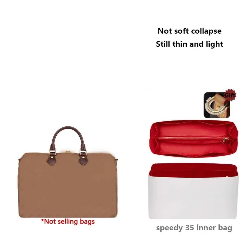 insert organisateur pour speedy25 30 sac fourre-tout sac de rangement étanche sac à main insérer sac à main doublure sacs accessoires