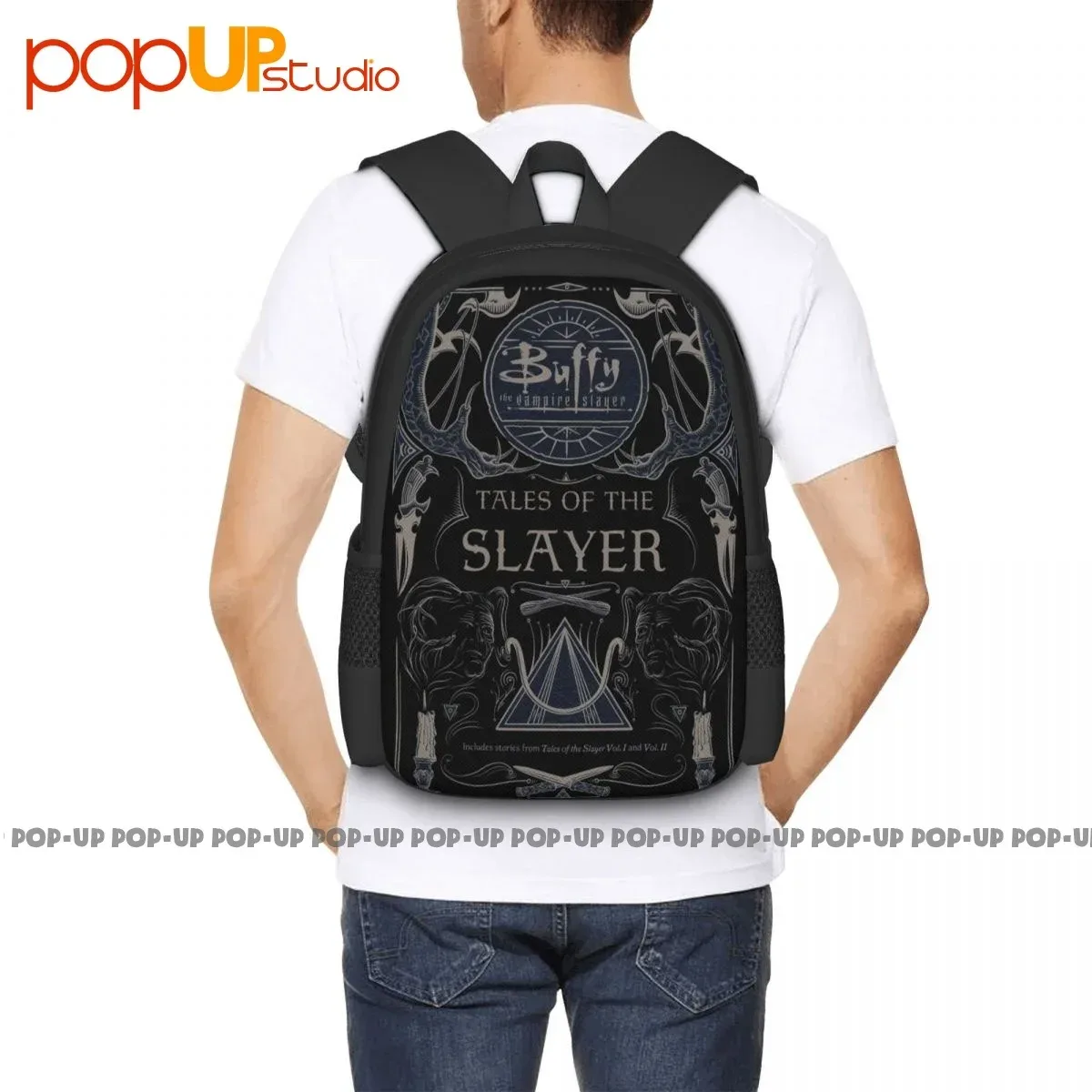 sac à dos tales of the slayer, sac multifonction, grande capacité, salle de sport, natation, gymnrechargeable, vampire, boardy