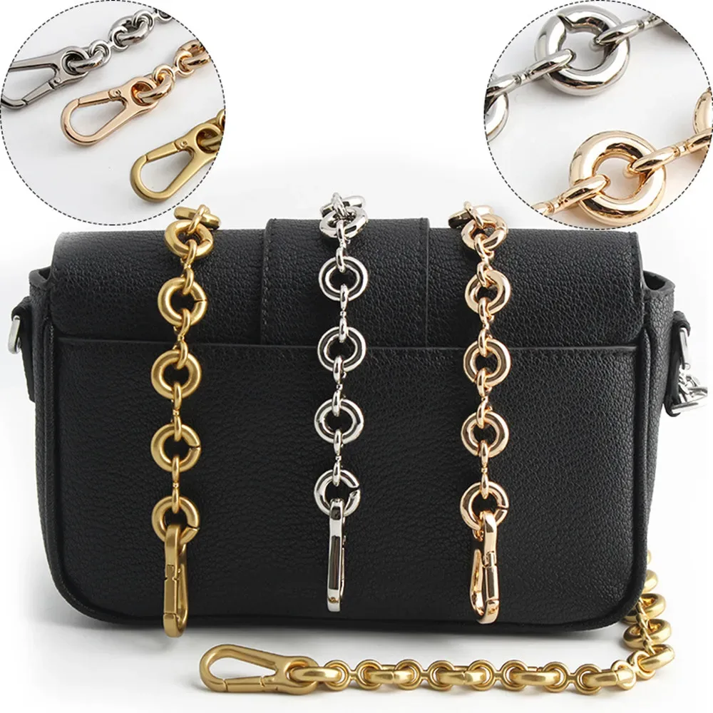 nouvelle sangle de sac en alliage remplaçable pour femme, chaîne détachable pour sac à main, accessoires de sac bandoulière en résine diy