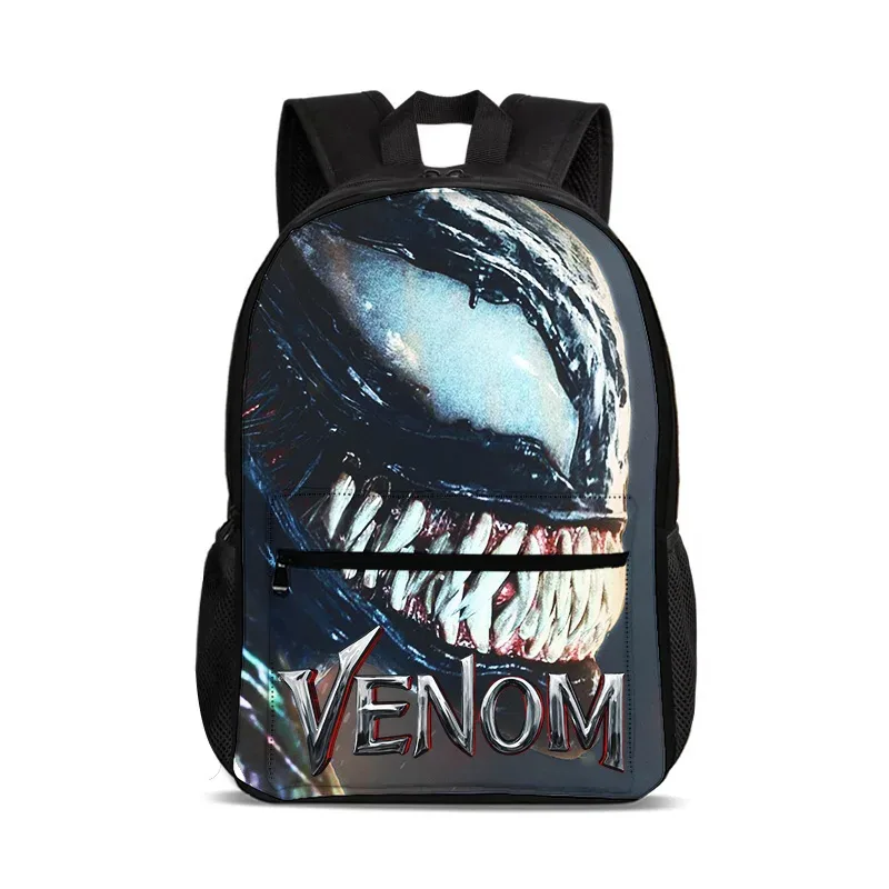 sac à dos venom school de grande capacité, sac à dos d'école à la mode, cadeau pour enfants, pratique et multifonctionnel