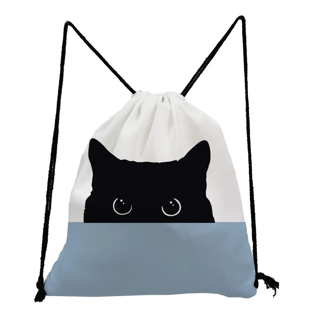 proximité wstring sac à dos portable pour femmes, poudres de bug astique, impression 3d, chat, shopping, mode, école, sac à chaussures pour bol, motif personnalisé