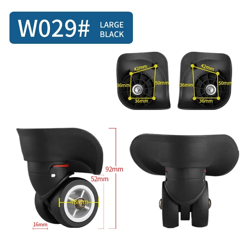valise fixation rétractable et mécanisme d'attache de sécurité roulettes remplacement boîtier de chariot roue muette roue universelle valise roulette accessoires valise roulette