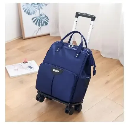 sac de voyage à roulettes pour femme, oxford, grande capacité, valise à roulettes, sr