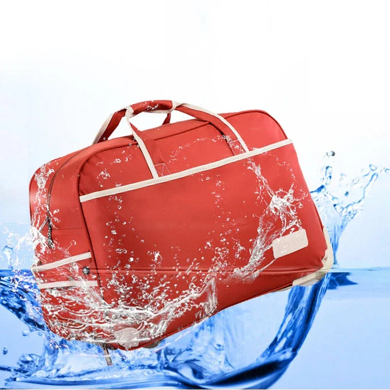 femmes sac de voyage sur roues bagages valise chariot haute qualité bagages valise à roulettes femme décontracté épaississement valise à roulettes