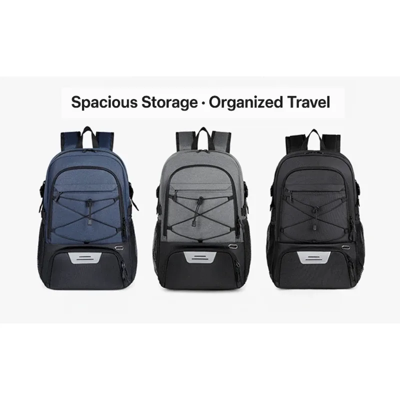 sac à dos de sport pour basket-ball 35l avec compartiment pour chaussures, sac de sport réfléchissant pour ordinateur portable 15,6 pouces pour hommes et femmes
