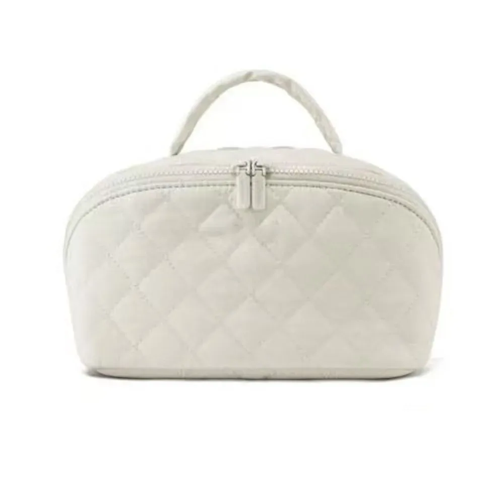 nouvelle trousse de maquillage pour femmes, grande capacité, pliable à plat, légère, portable, trousse de toilette, trousse à cosmétiques, sac de voyage et d'affaires