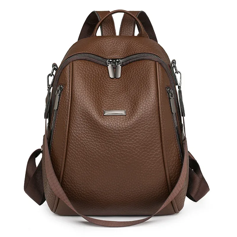 nouveauté vente chaude sac à dos en polyuréthane sac à main pour femmes dames sacs à dos de mode, sac vintage convertible pour voyage, travail quotidien