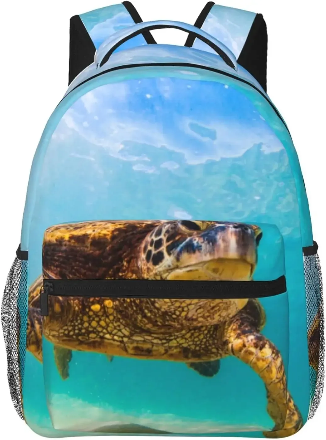 sac à dos pour ordinateur portable léger pour hommes et femmes, tortue de mer, étoile de mer, coquille de méduse, cartable universitaire, sac à dos décontracté, sac de voyage
