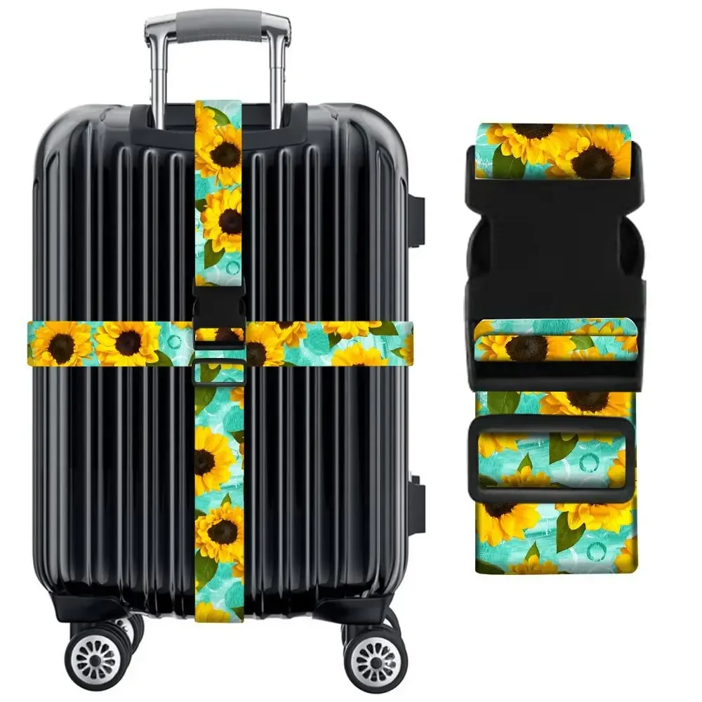 sangle de bagage réglable avec boucle, sangle croisée, ceinture de fixation, ceinture de conditionnement, ceinture antivol pour valise, accessoires de bagage