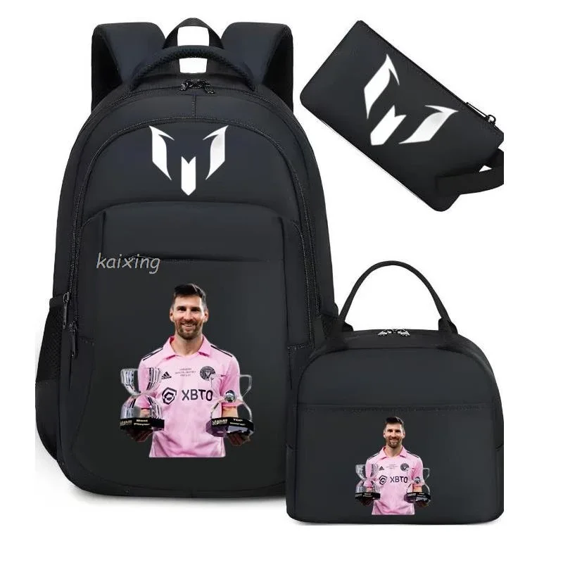 nouveau sac à dos messi pour adolescents, filles et garçons, sac à dos pour ordinateur portable, sacs d'école multi-poches pour femmes et hommes, sacs de voyage camouflage