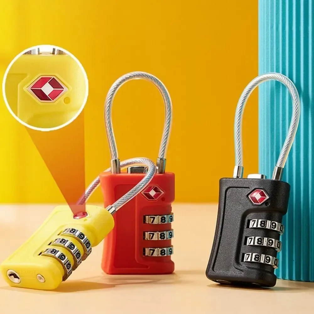 nouveau serrure à code douanier tsa pour bagages de voyage mot de passe serrure modifiable cadenas de concepti