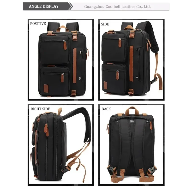 sac à dos étanche en nylon pour étudiants, sac à dos pour ordinateur portable, sacs à dos de voyage d'affaires, portable et à la mode, 15.6 pouces, 17.3 pouces, nouveau