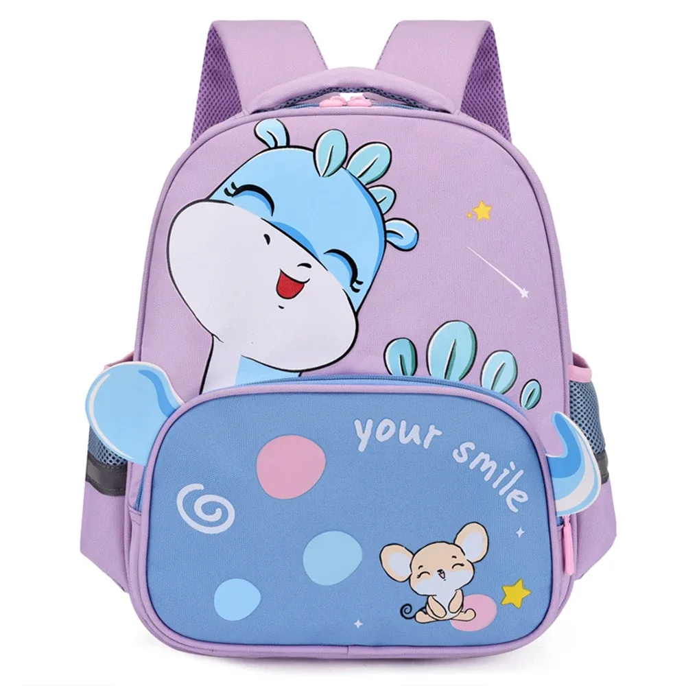 sac à dos de dessin animé mignon 2025, sac de maternelle grande capacité, sac de campus brodé personnalisé, pack cadeau personnalisé avec votre nom
