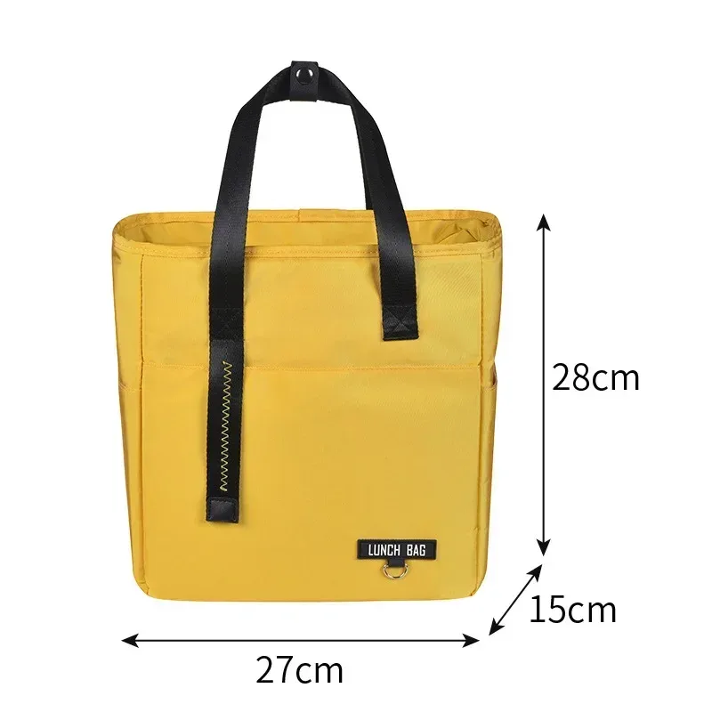 sacs de rangement à fermeture éclair pour femmes, sacs isothermes de voyage pour pique-nique, sacs à main, boîte à lunch bento, sac thermique grande capacité pour aliments