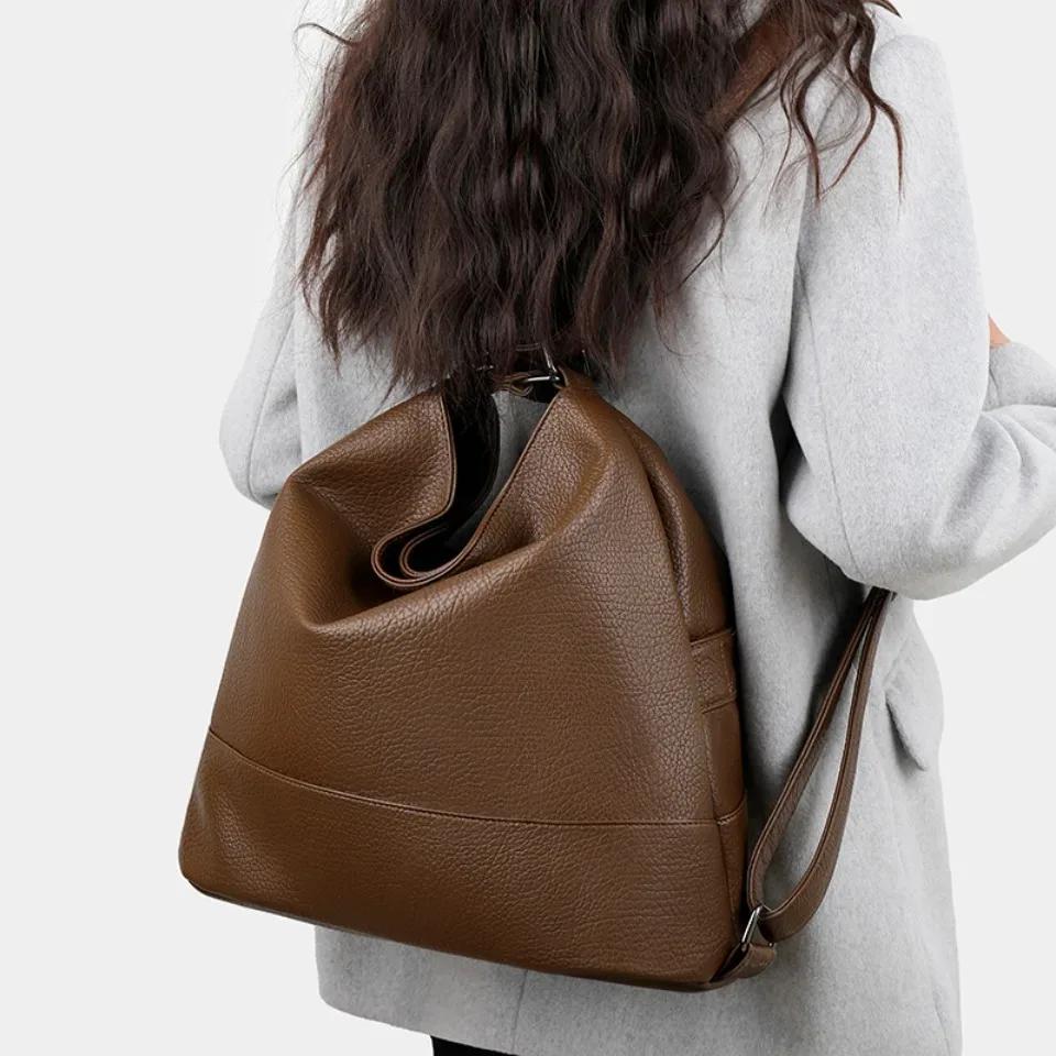 sac à dos en cuir de qualité supérieure pour femmes, sac à dos de grande capacité pour les déplacements, les voyages, l'école, sacs à bandoulière pour femmes