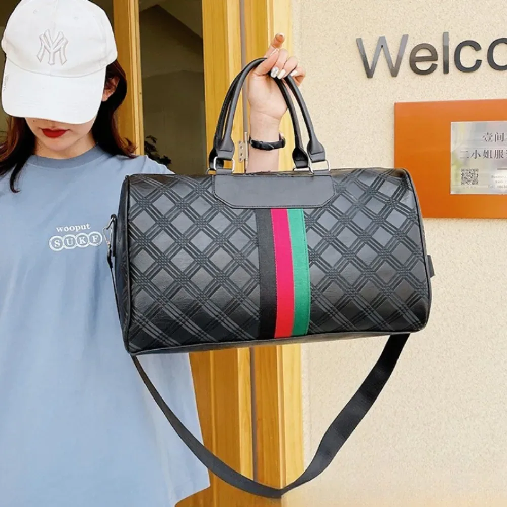sac de voyage unisexe tendance, sac de sport portable grande capacité, sac de rangement pour courtes distances, sacs à main de luxe de créateur