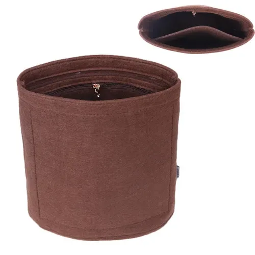 organisateur d'insertion de sac pour sac de créateur monogramme lv seau gm, sacs ronds doublure intérieure accessoires support personnalisation