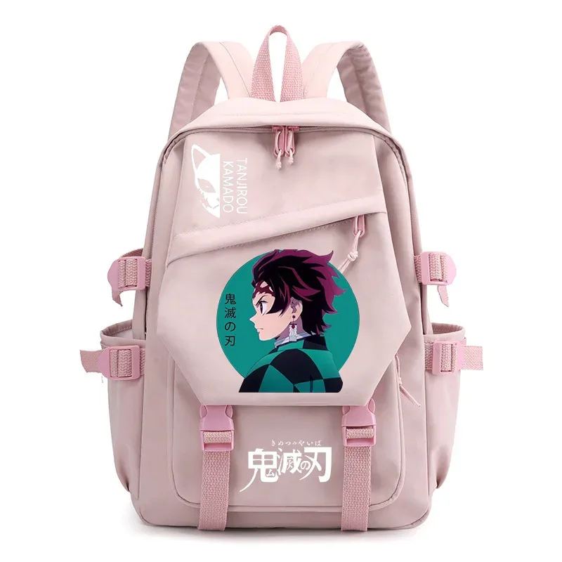 sac à dos transfrontalier amazon cartoon demon slayer pour hommes, sac d'école de voyage pour ordinateur de grande capacité pour étudiants