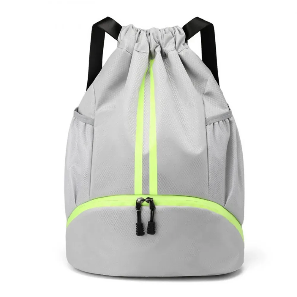 sac de basket-ball, sac de natation, sac de rangement pour femme avec séparation humide/sèche, sac à dos de sport, sac à dos de fitness à cordon de serrage