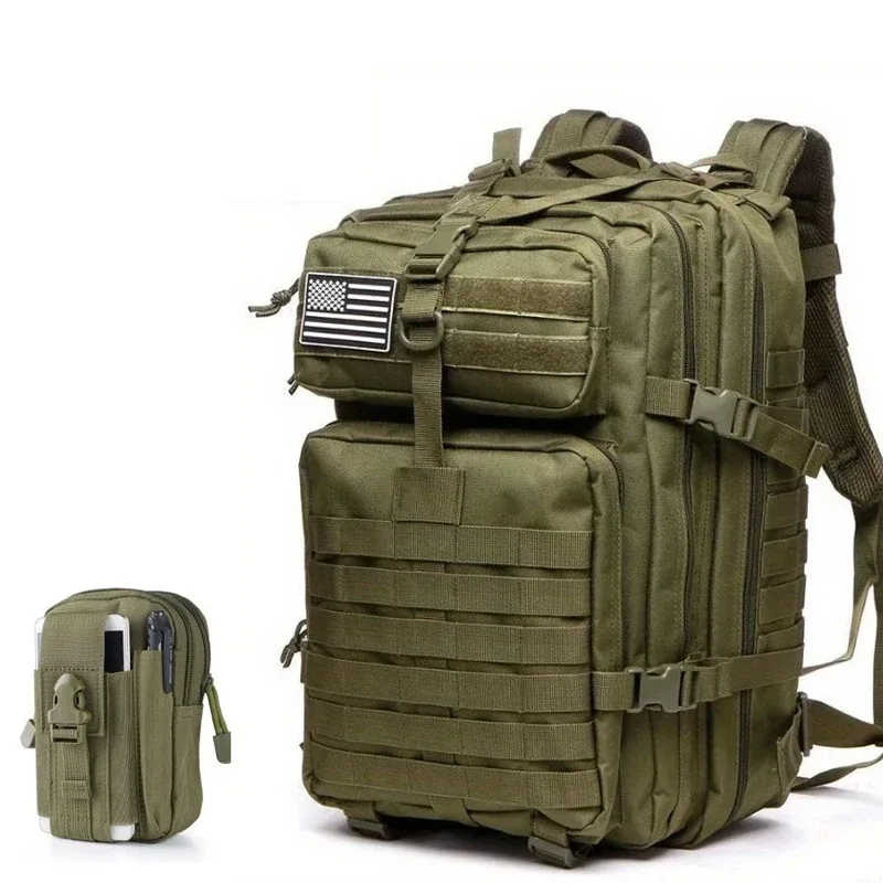 sac à dos de travail et militaire 3 fois plus résistant |   résistant et robuste |   kit de survie molle 3 jours avec petite boucle de sécurité